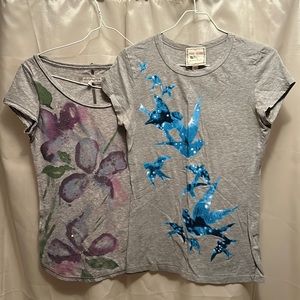 Lot of 2 Juniors , Medium tops